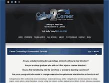 Tablet Screenshot of college2career.us